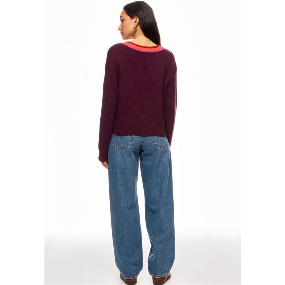 Marine Layer Slouchy V-Neck Sweater🟠 - Picture 2 of 8